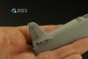 Quinta Studio QP48031 Yak-9T Flaps and panels (Zvezda) 1/48